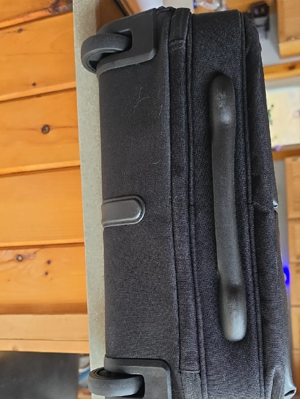 Black Men’s Rolling Laptop Bag